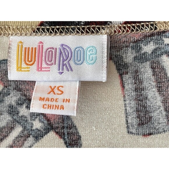 LuLaRoe XS Julia Dress Patriotic Uncle Sam Hat Dress 4th Of July NWT Bin S - Picture 7 of 9